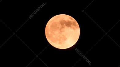 Full moon orange