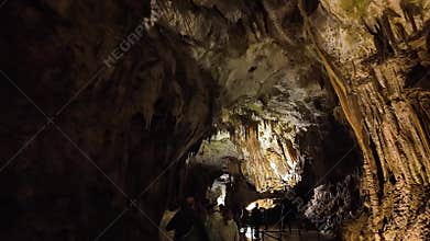 Postojna Caves, a World Heritage Site, in central Slovenia, Europe.