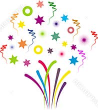 Celebration confetti design