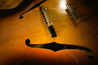 Old European jazz guitar design