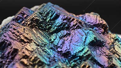 Chalcopyrite Iridescent Cluster, a Beautiful Specimen with Striking Colors and Texture