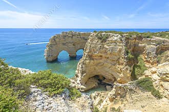 Sea Arch in Algarve, Portugal