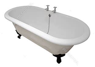 Victorian roll top bath tub