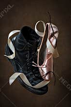 Ballet boot shoes