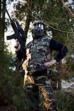 Paintball commando