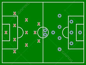 Football (Soccer) Field Diagram