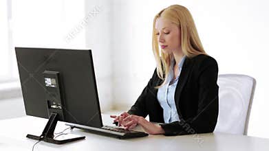 Attractive office worker