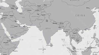 Bangladesh on the World Map.