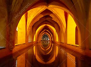 Reales Alcázares de Sevilla, the Baths of Maria de Padilla