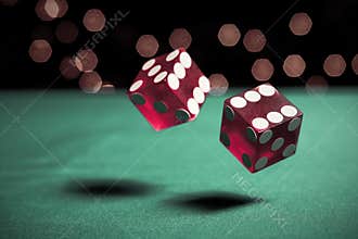 Two rolling dice