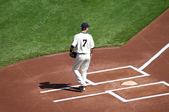 Joe Mauer at home plate