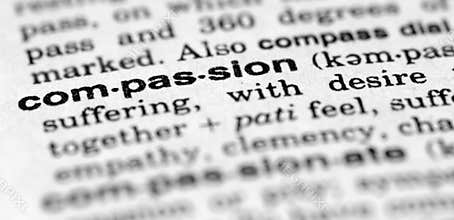 Dictionary entry for compassion