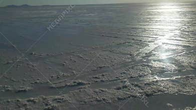 Salar Uyuni salt flats in Bolivia.