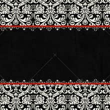 Vintage Antique black damask background