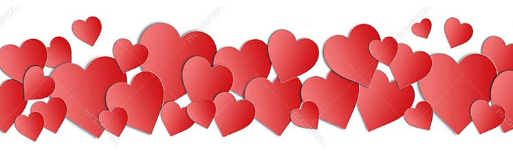 Valentines day hearts. Valentines Day border. Hearts background