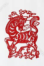 Zodiac Chinese Paper-cutting (Horse)