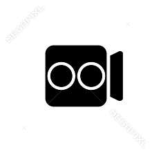 Video camera icon vector illustrat.