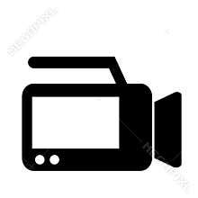 Video camera icon vector illustrat.