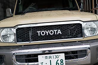 Front of a Toyota