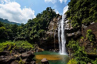 Aberdeen Falls Nuwara Eliya District of Sri Lanka