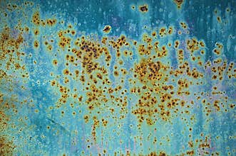 Rust. Texture and background of old and rusty metal.