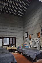 Ancient Chinese school classroom calligraphy