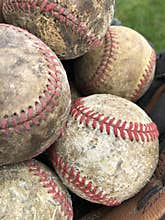 Old baseballs