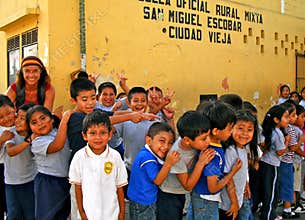 Lively Students in Rural Guatemala