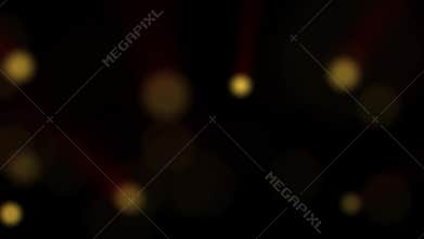 Particles gold bokeh glitter awards dust abstract background loop