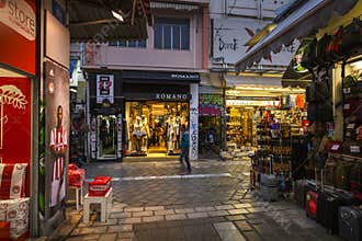 Monastiraki neighborhood in Athens.