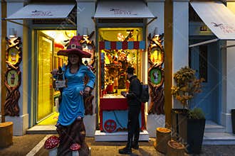 Monastiraki neighborhood in Athens.