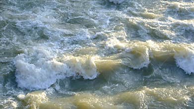 Dirty water in the city