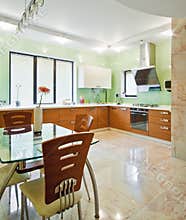 Modern kitchen interior