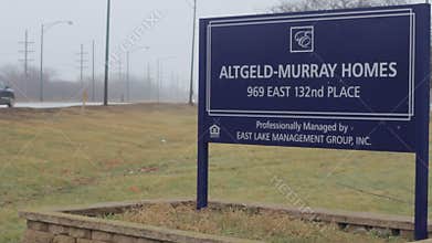 Altgeld Gardens Entrance sign in Chicago