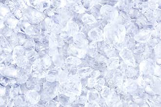 Crushed ice background or texture