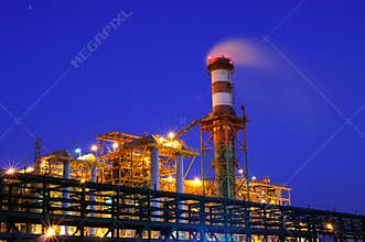 Industry at night