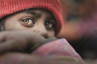 Poor children from Bihar