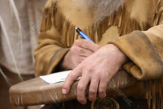 Signing a Treaty