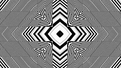 Hypnotic Rhythmic Movement Black And White Shapes
