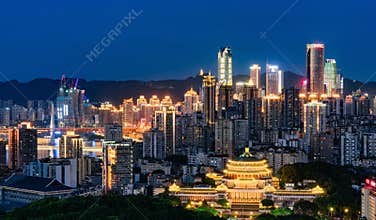 Chongqing Night Skyline