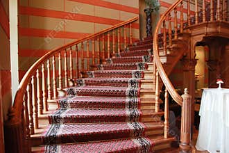 Stairs in castle