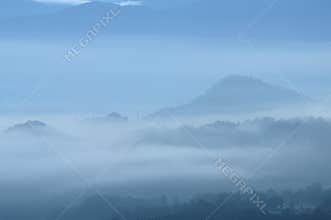 Taiwan landscape Golden Dragon mountains .