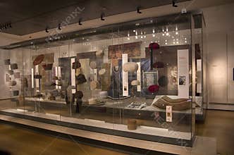African hats in British Museum