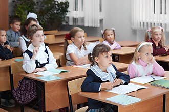 Children at school