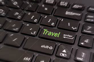 Travel keyboard button