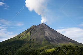 Arenal volcano in Costa Rica