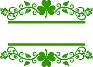 Shamrock border