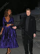 Iman and David Bowie