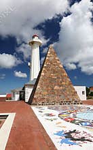 Pyramid and Lighthouse in Port Elizabeth