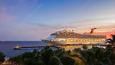Cruise Ship in port